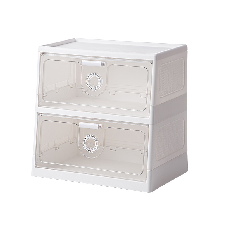 Stackable Clear Front Storage Bins