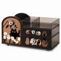 Cute Black Cat Desktop Makeup Organizer