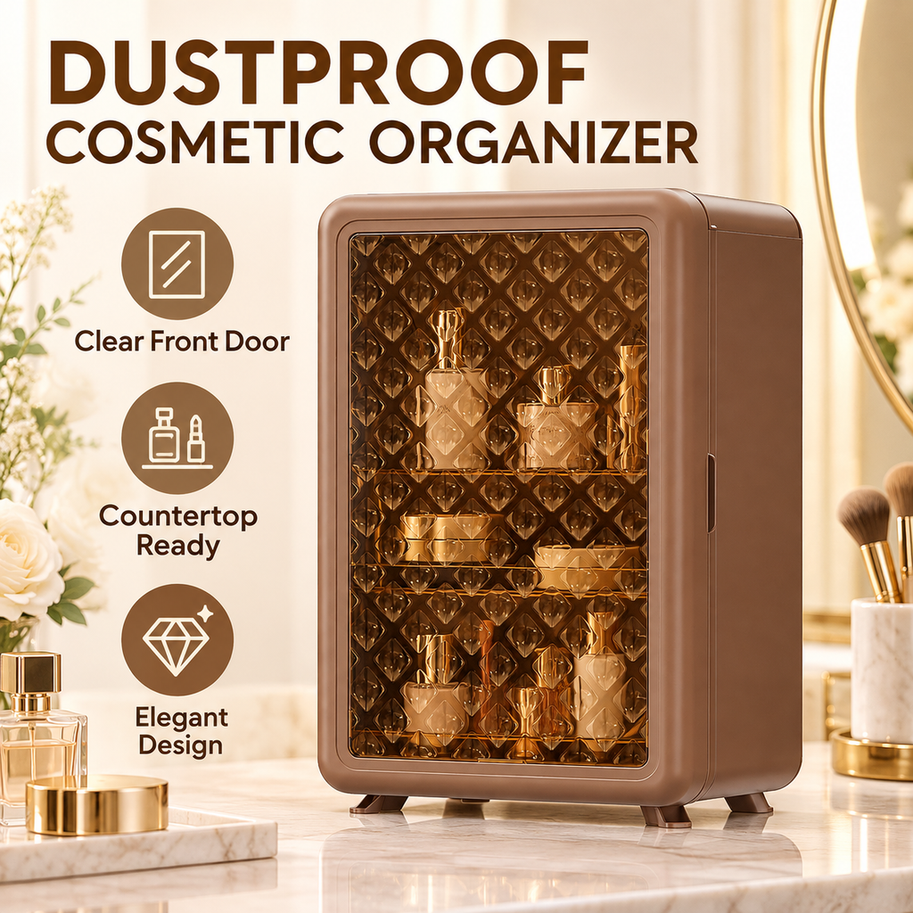 Mini Skincare & Cosmetic Storage Cabinet