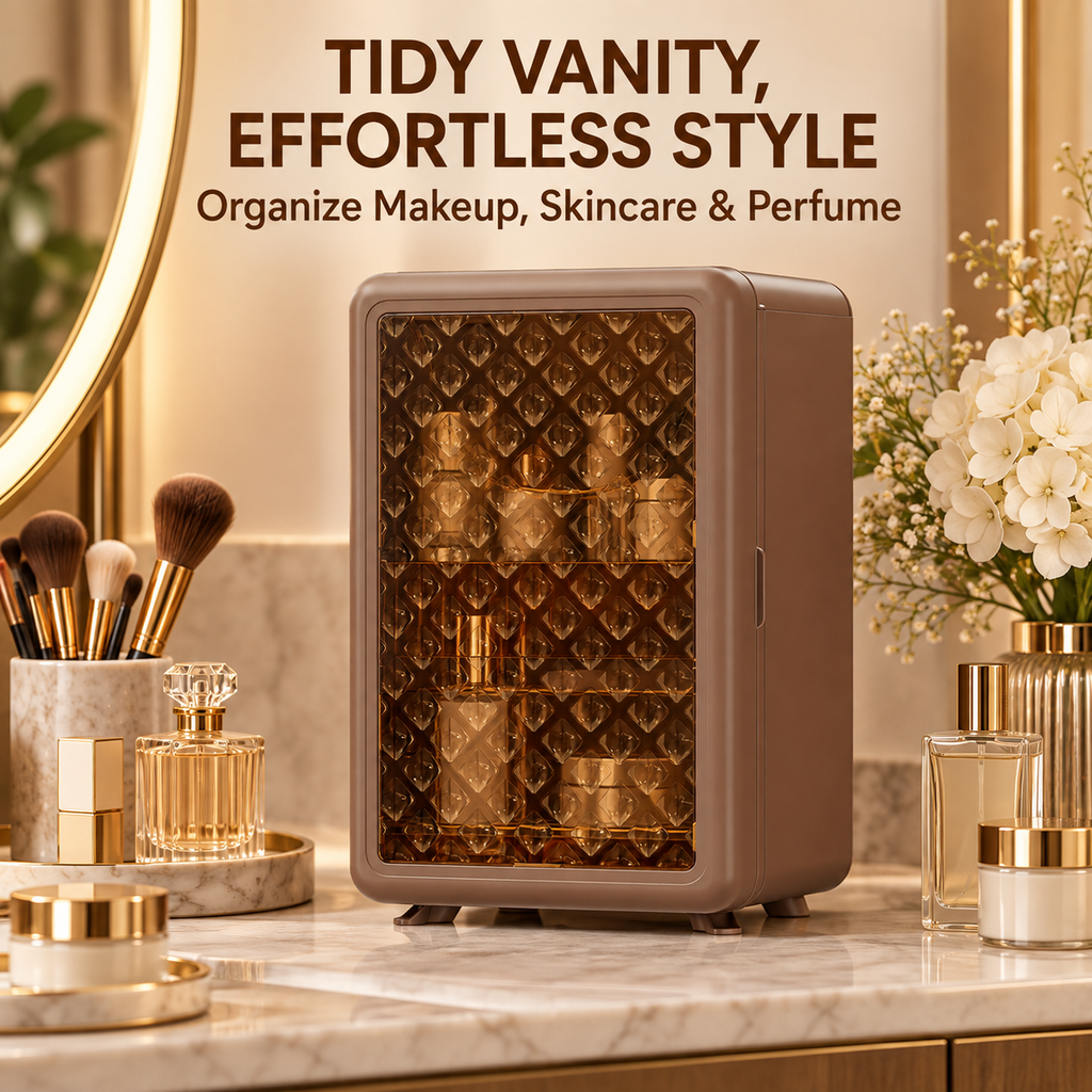 Mini Skincare & Cosmetic Storage Cabinet