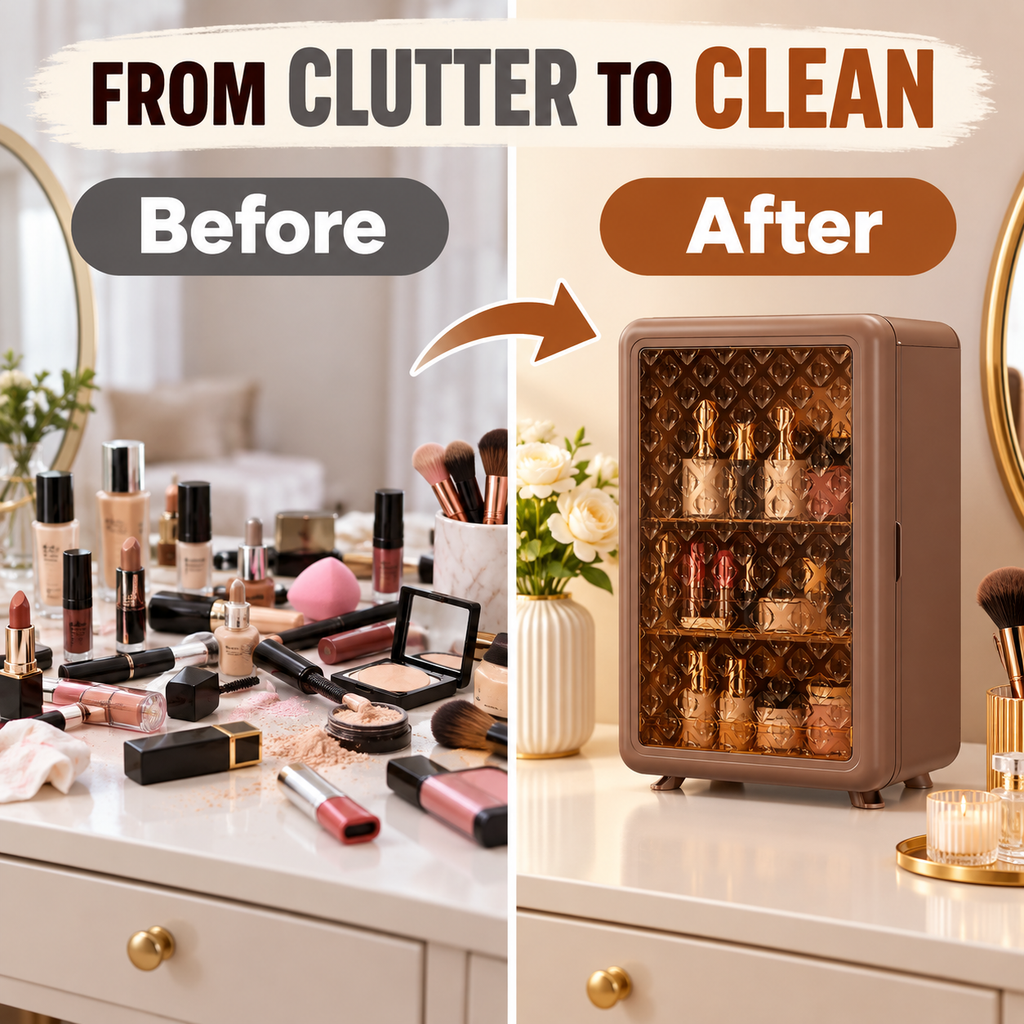 Mini Skincare & Cosmetic Storage Cabinet